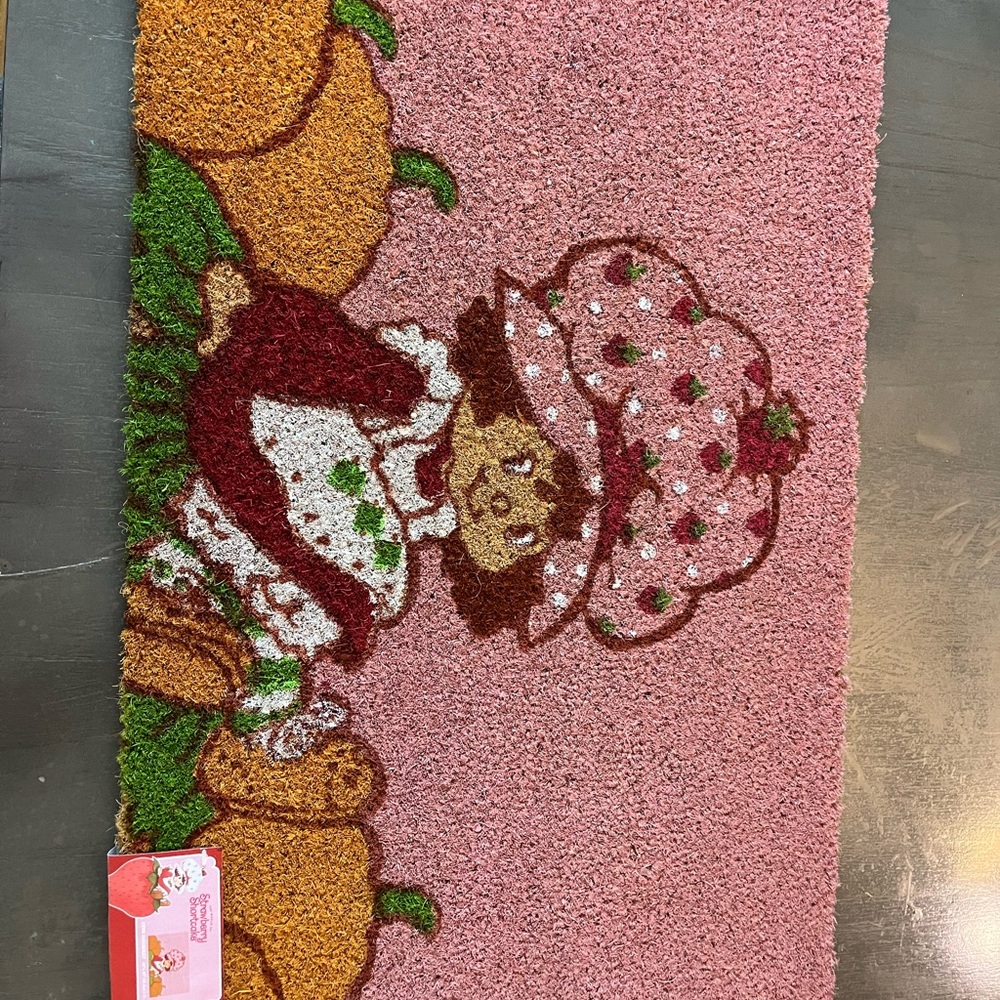 Pink Strawberry Shortcake Doormat